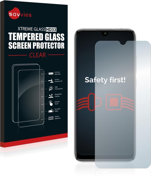 Produktbild Savvies Panzerglas Hartglas Displayschutz (1 Stück, Xiaomi Mi A3)