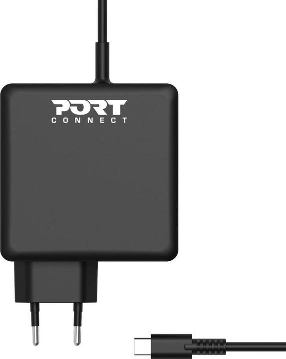 Port Designs 900097B-EU Chargeur pour appareils mobiles Noir (65 W, 1 portion)