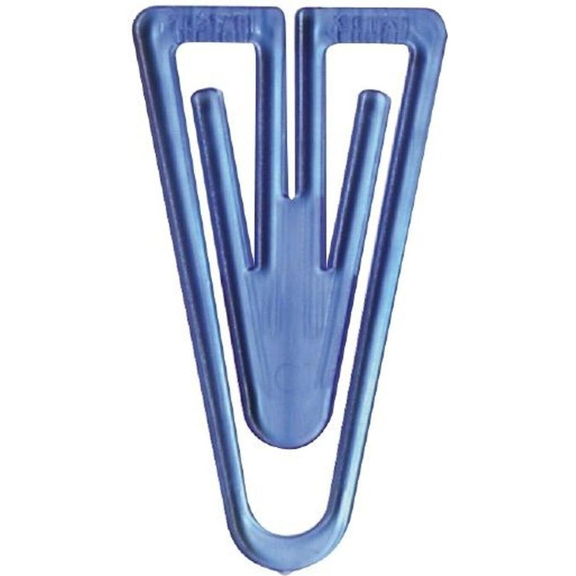 Laurel, Büroklammer, Büroklammern Plastiklips 35mm VE=200 Stück kristallblau (1 x)