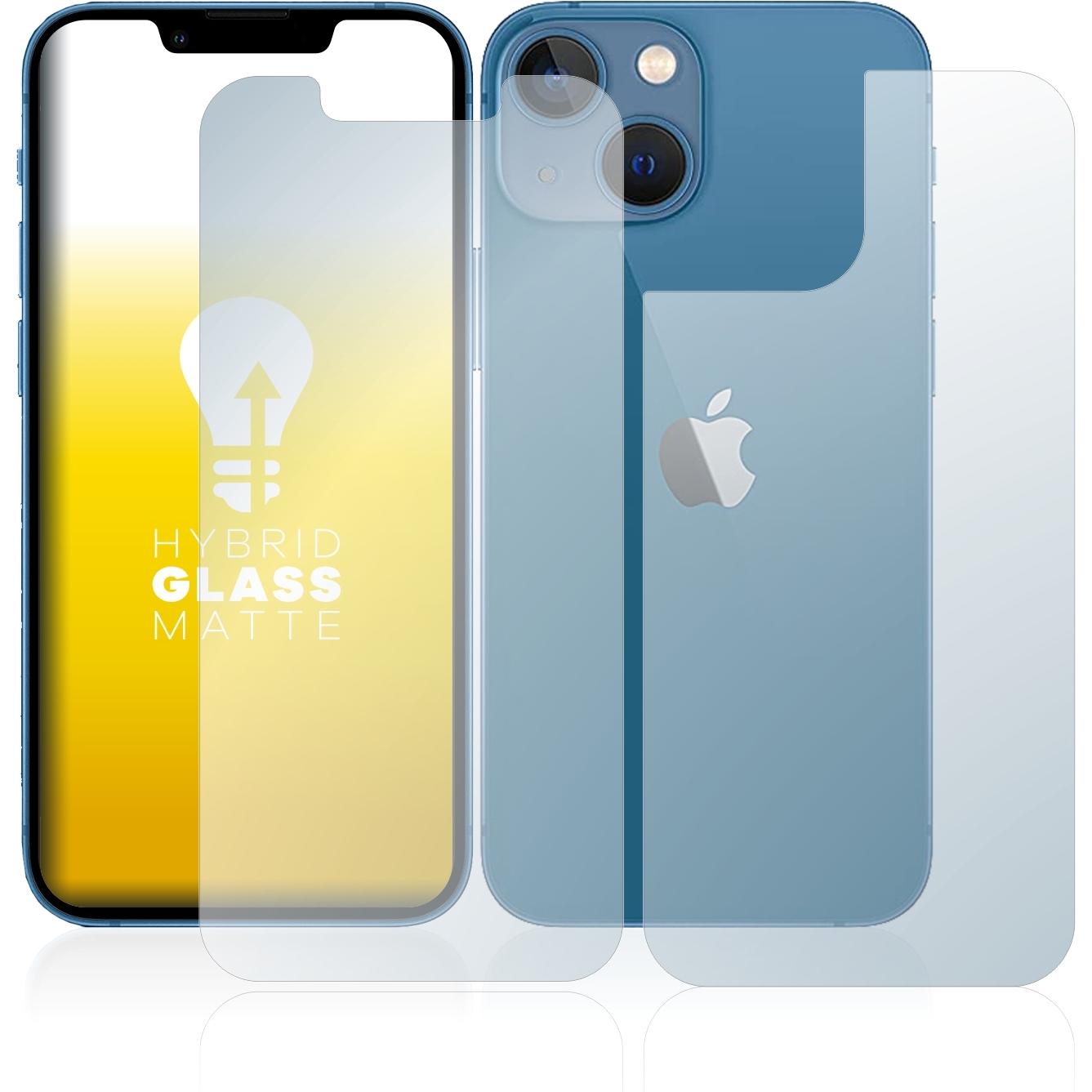 Thumbnail - upscreen Reflection Shield Panzerglasfolie Matt (1 Stück, Apple iPhone 13 mini), Smartphone Schutzfolie, Grau
