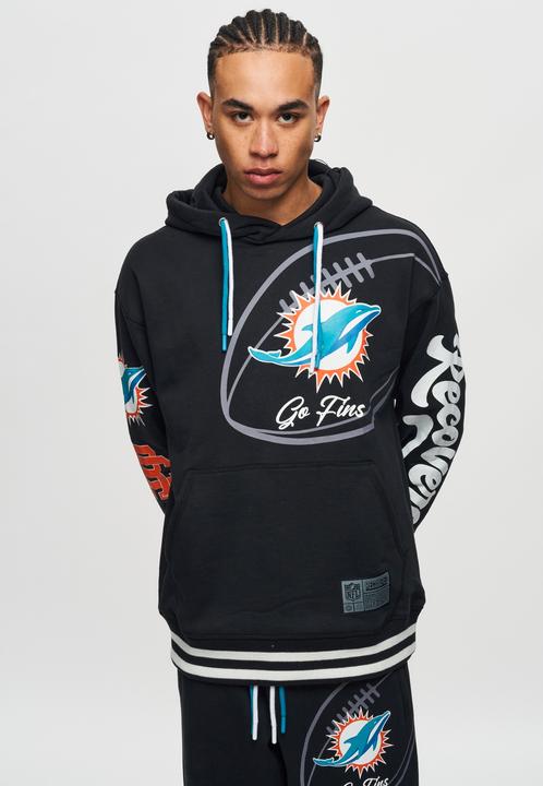 Produktbild Recovered Re:covered Fleece Hoody - PATCHES Miami Dolphins - M (M)