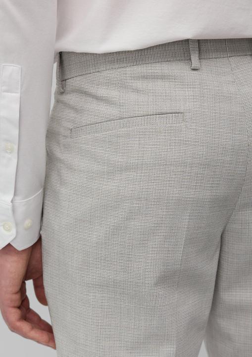 Actual product image S.Oliver Hose s.O PURE: Anzughose aus kariertem Stretch-Gewebe (50)