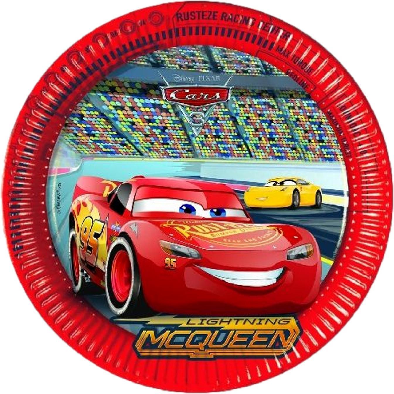 Amscan, Einweggeschirr, Cars (8 x)