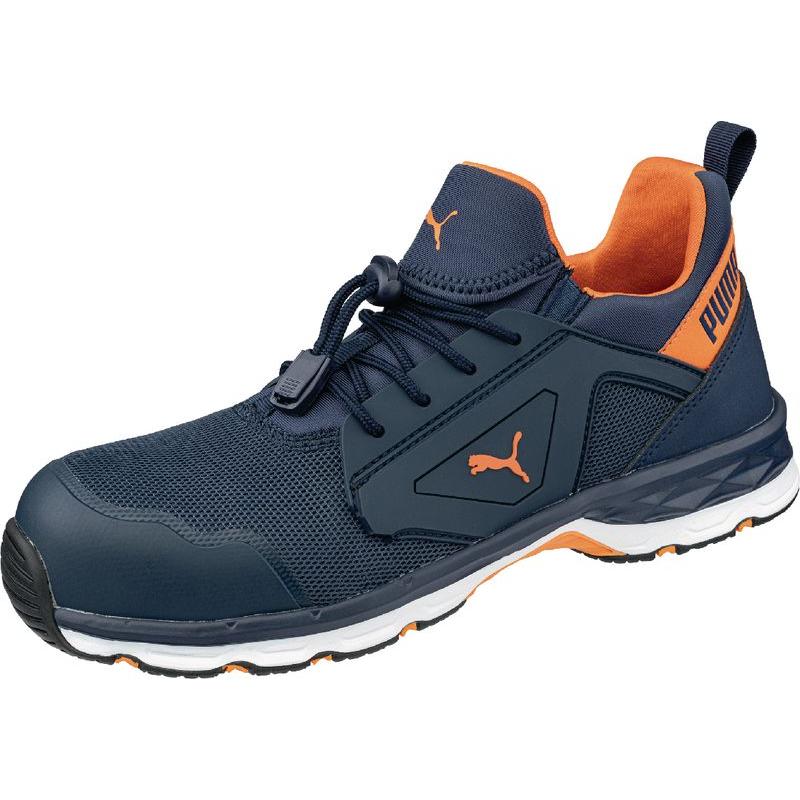 Puma, Sicherheitsschuhe, S1PS Chase Blue/Orange Low (S1P, 44)