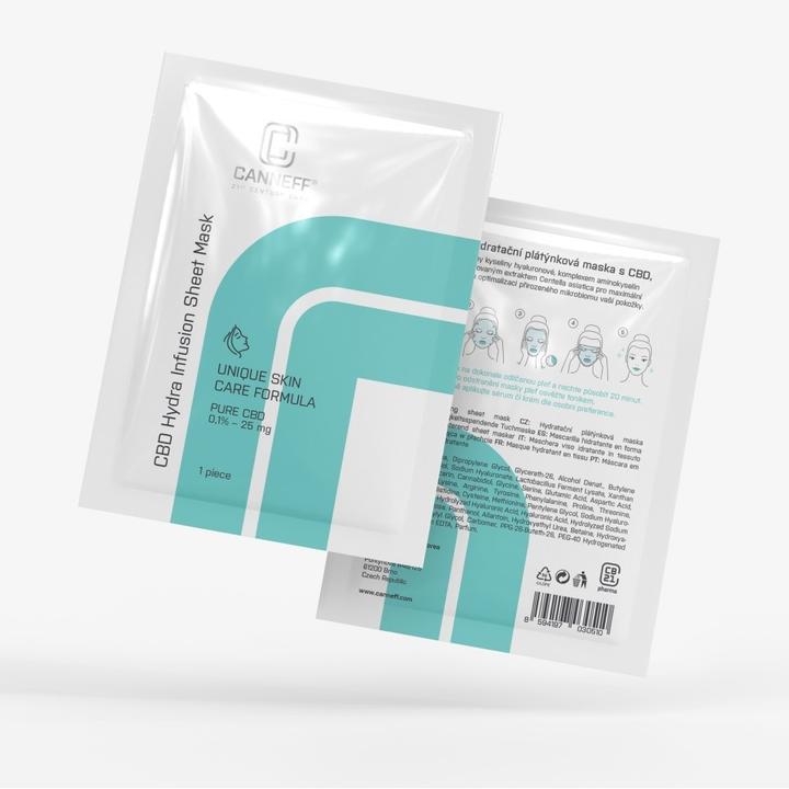 Actual product image Canneff CBD Hydra Infusion Sheet Mask