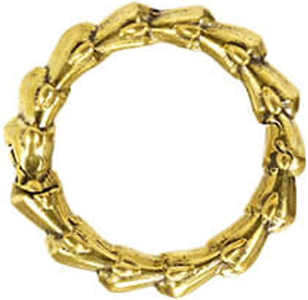 Actual product image Star Piercing Threadless banana stick silver with ball crystal silver (without brass, Titanium G23)