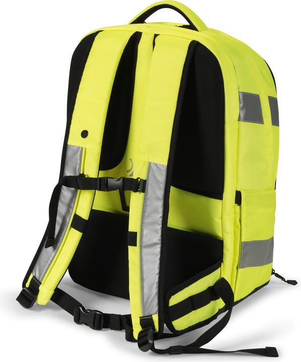 Produktbild Dicota Rucksack Hi-Vis 32 - 38 Liter - gelb (38 l)
