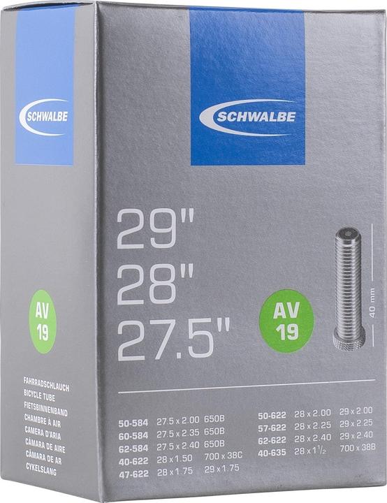 Actual product image Schwalbe Av19 (Schrader (AV), 28", 40 mm)