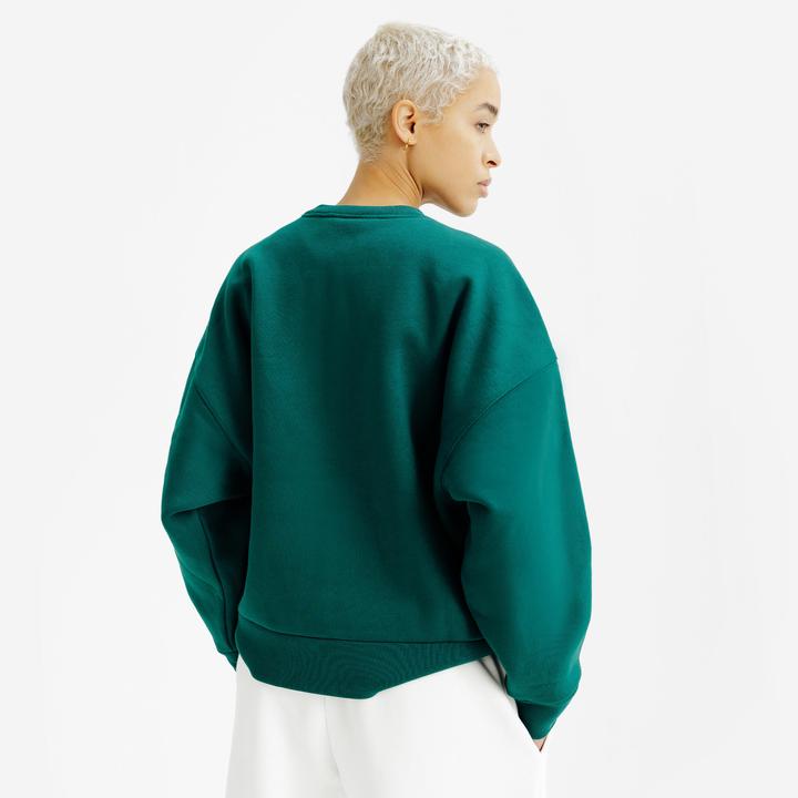 Image du produit Decathlon Sweat col rond femme, vert (XXL)