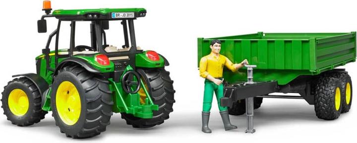 Produktbild Bruder BR John Deere 5115 M mit Bordwandanhänger
