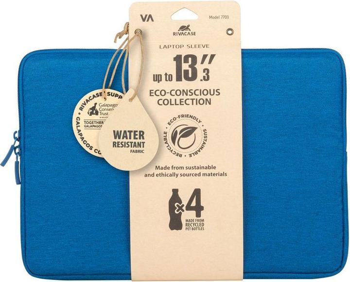 Actual product image Rivacase NB Bag Suzuka azure 7703 (14")