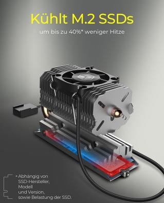 Actual product image Icy Box Kühlkörper IcyBox SSD M.2 schwengbar