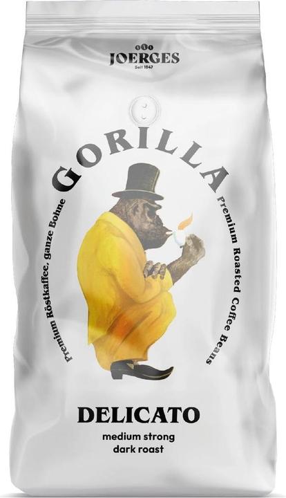 Gorilla Kaffee Espresso Delicato (1000 g, Dunkle Röstung)