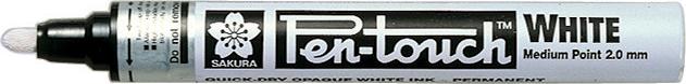Immagine prodotto Sakura Pennarello Pen-Touch (Bianco, 2 mm, 1 x)