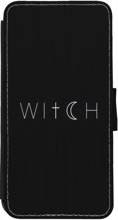 Produktbild PhoneLook Hülle Wallet schwarz Halloween 22 witch word (Apple iPhone 12)