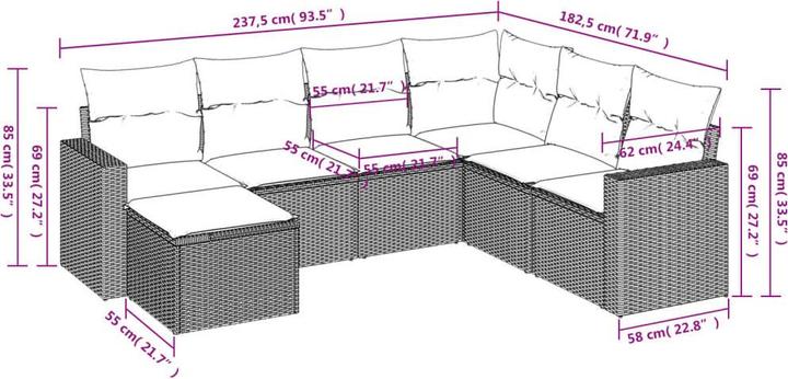 Produktbild vidaXL Houston