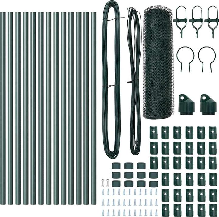 Image du produit VidaXL Kit de clôture extérieur
