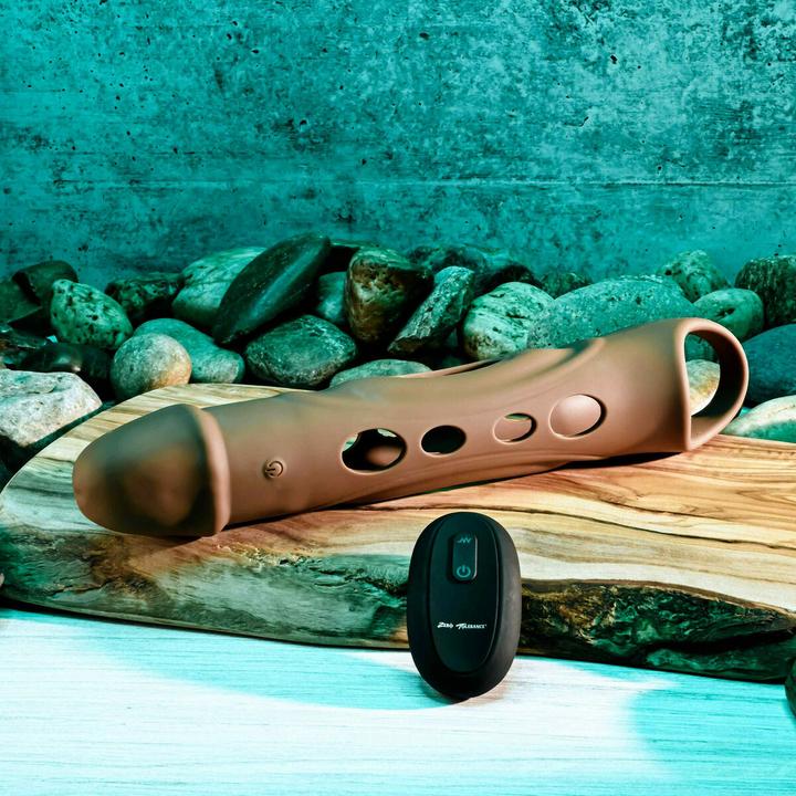 Produktbild Zero Tolerance Big Boy Extender Light Vibrator Brown 26,8 cm