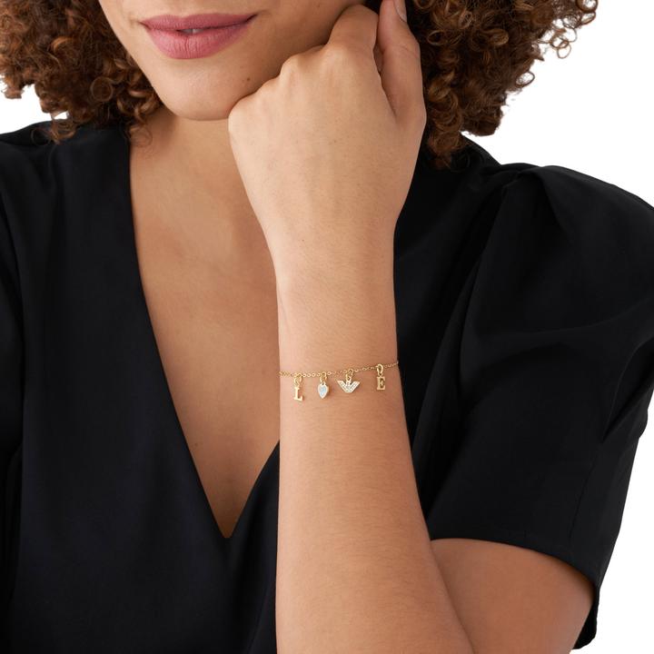 Immagine prodotto Emporio Armani Bracciale sentimentale (23.50 cm, Acciaio inossidabile)