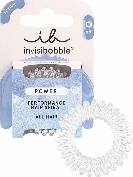 Productafbeelding Invisibobble Haarband Power kristalhelder 3 stuks (Haarelastiek)