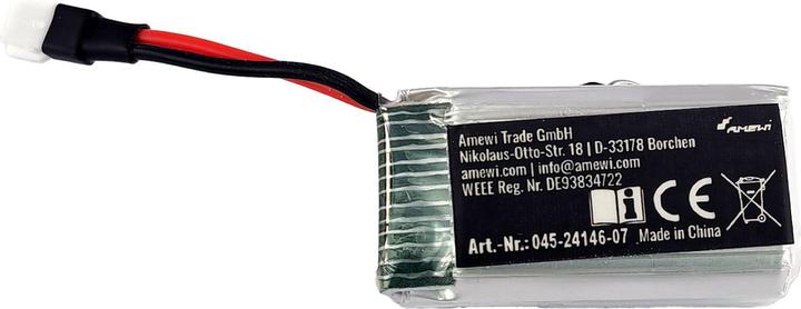 Amewi LiPo Akku 1S 3,7V 500mAh Molex (3.70 V, 500 mAh)