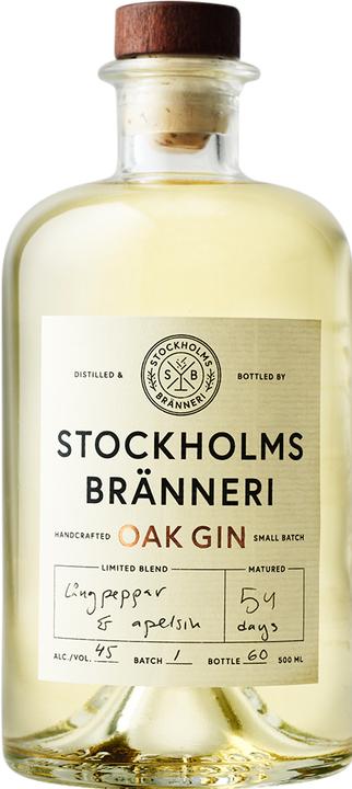 Produktbild Stockholms Bränneri Oak Gin (1 x 50 cl)