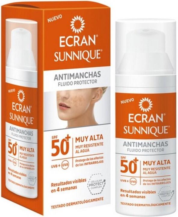 Ecran SUNNIQUE antimanchas facial SPF50+ 50 ml (Sonnencreme Gesicht, SPF 50, 50 ml)