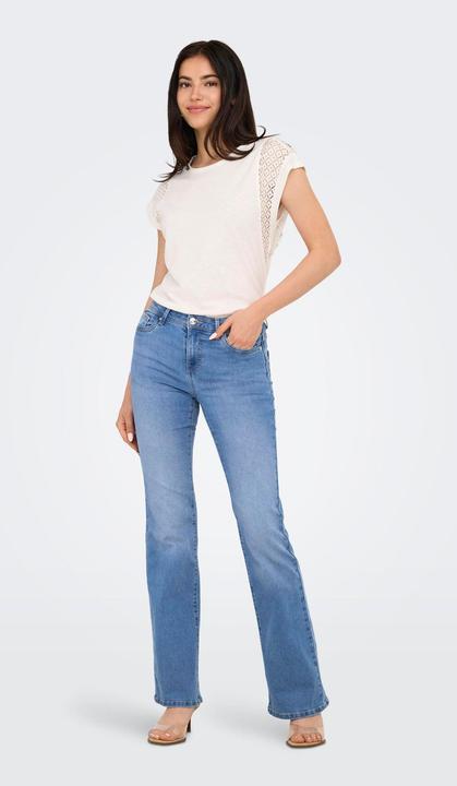Immagine prodotto Only ONLWOW Mittlere Taille Ausgestellt Jeans Flared fit jeans (XS)