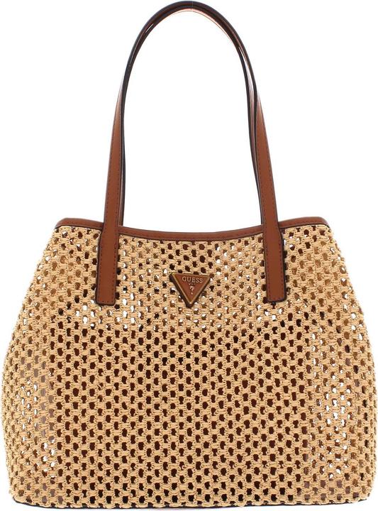 Guess Vikky, Textile Bag, Tote, Cognac, For Women