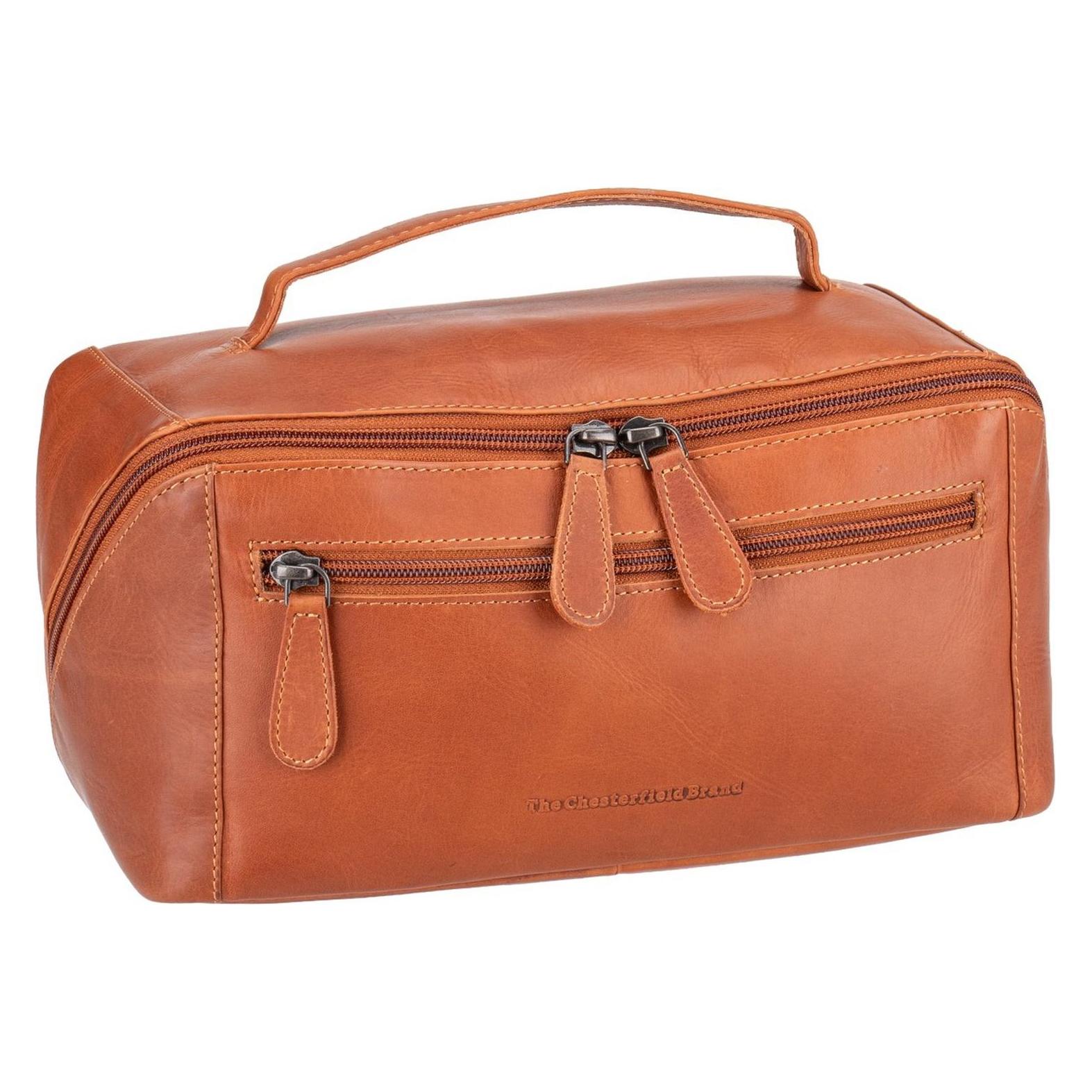 The Chesterfield Brand, Necessaire, Elmia Kulturbeutel Leder 24 Cm, Braun, (4 l)