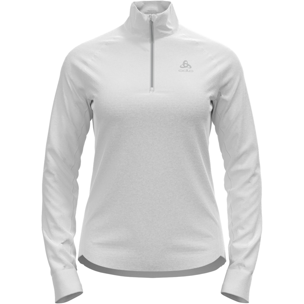 Odlo, Damen, Funktionsshirt, Berra Half Zip, Weiss, (M)