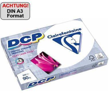 Productafbeelding Clairefontaine laser, kleuren laserpapier, helder wit (90 g/m², A3)