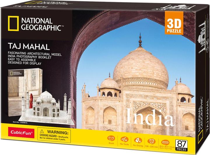 Immagine prodotto Cubicfun CUBIC FUN NATIONAL GEOGRAPHIC 306-DS0981 PUZZLE 3D - TAJ MAHAL (87 pezzi)