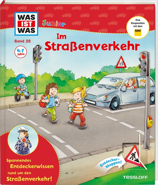 Produktbild Tessloff WAS IST WAS Junior Band 28. Im Strassenverkehr (Deutsch, Tina Braun, 2018)