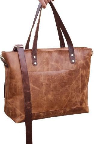 Image du produit Only-Bags.Store Grand sac fourre-tout en cuir, sac de travail pour ordinateur portable, sac à main en cuir, sac à