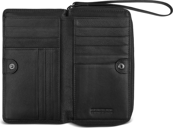 Actual product image Bugatti Black Magic Geldbörse RFID Schutz Leder 15.5 cm
