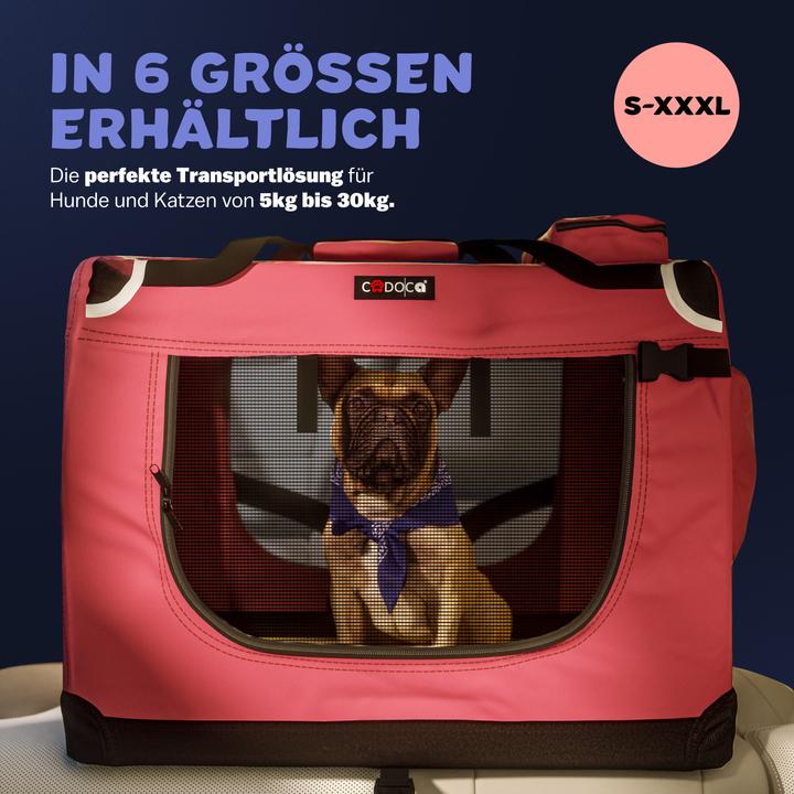 Produktbild Cadoca Hundetransportbox (Hund, Atmungsaktiv)