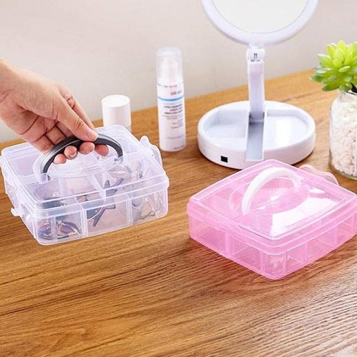 Image du produit Bekos Boîte de rangement pour petites pièces orange transparent (15.50 cm, 1x)