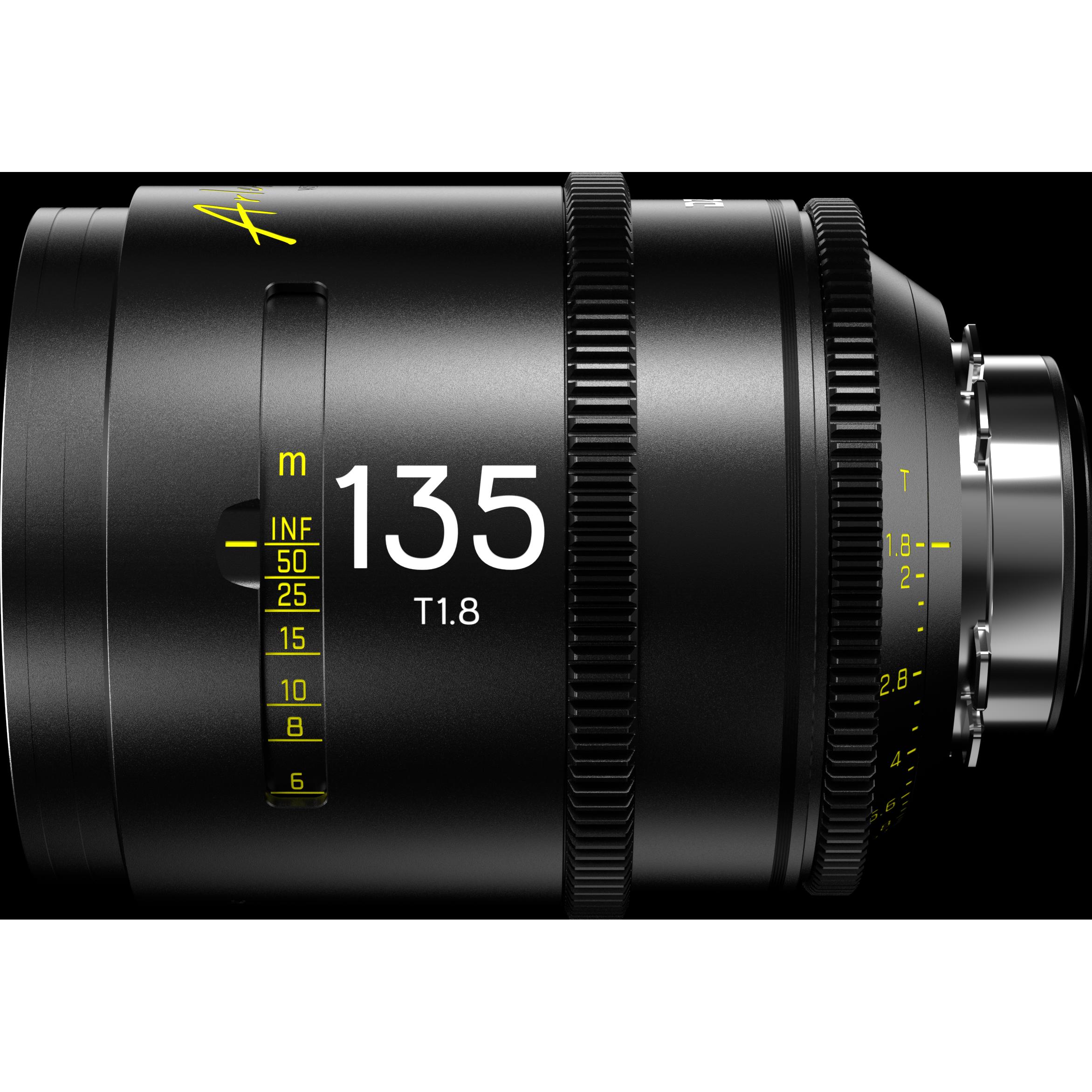 Dzofilm Arles 135mm T1.8 FF/VV Prime Cine Lens for PL (imperial) (PL, Vollformat), Objektiv