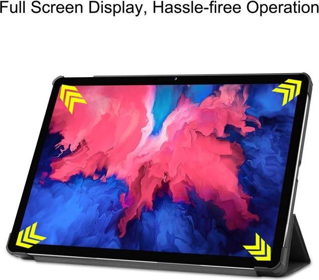 Actual product image MU Classic Triple foldable leather cover (Tab P11)