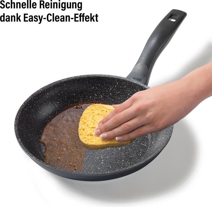 Produktbild Stoneline Made in Germany 3tlg. Pfannen Set, 20/24/28cm (28 cm, Pfannenset + Topfset, Aluminium)