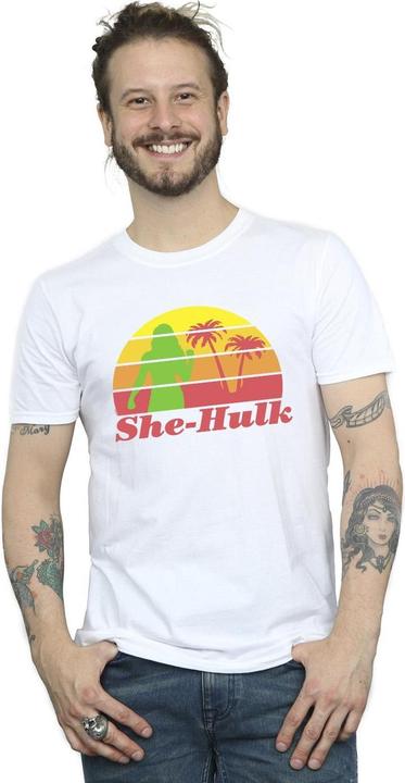 Actual product image Mens She-Hulk: Attorney At Law Sunset Flex T-Shirt (5XL)