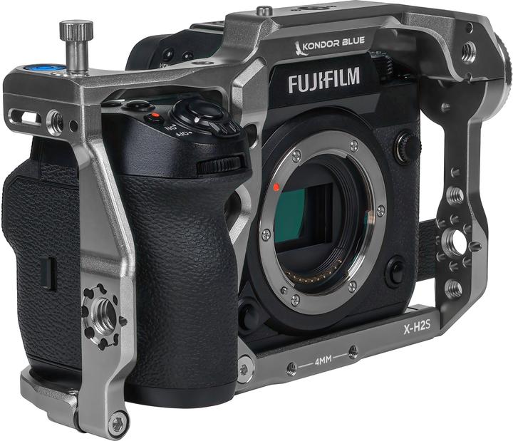 Actual product image Kondor Blue Fujifilm XH2S Cage (Space Gray)