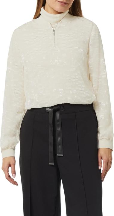 Immagine prodotto Comma Bluse Transparente Jacquard-Bluse mit Zip-Ausschnitt (42)