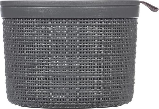 Produktbild Curver Runde Jute, 2 l, mit Deckel, grau, 100% recycelt, Acacia (2 l)