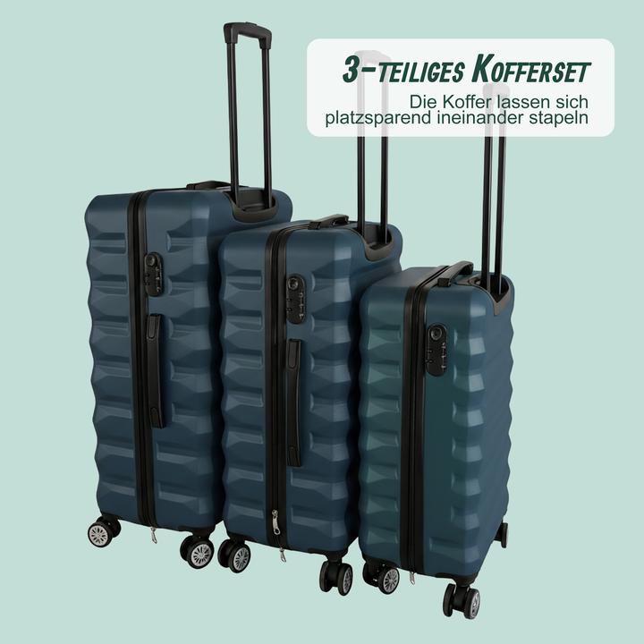 Image du produit Relaxdays Ensemble 3 valises (110 l)