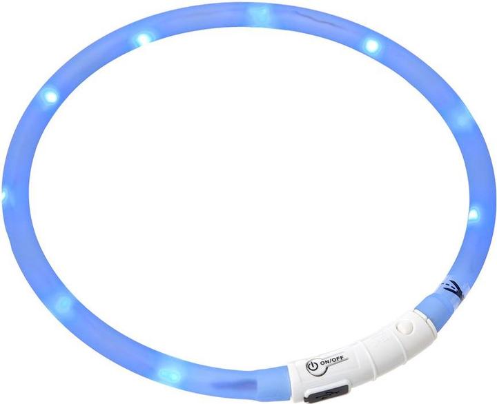 Produktbild Flamingo Leuchthalsband Nera Visio blau (23, 24, 25, 27, 28, 29, 30, 31, 32, 33, 34, 35, 36, 37, 38, 39, 40, 41, 42, 43, 44, 45, 46, 47, 48, 49, 50, 52, 54, 56, 58, 60, 62, 68, Hund, Allgemein)