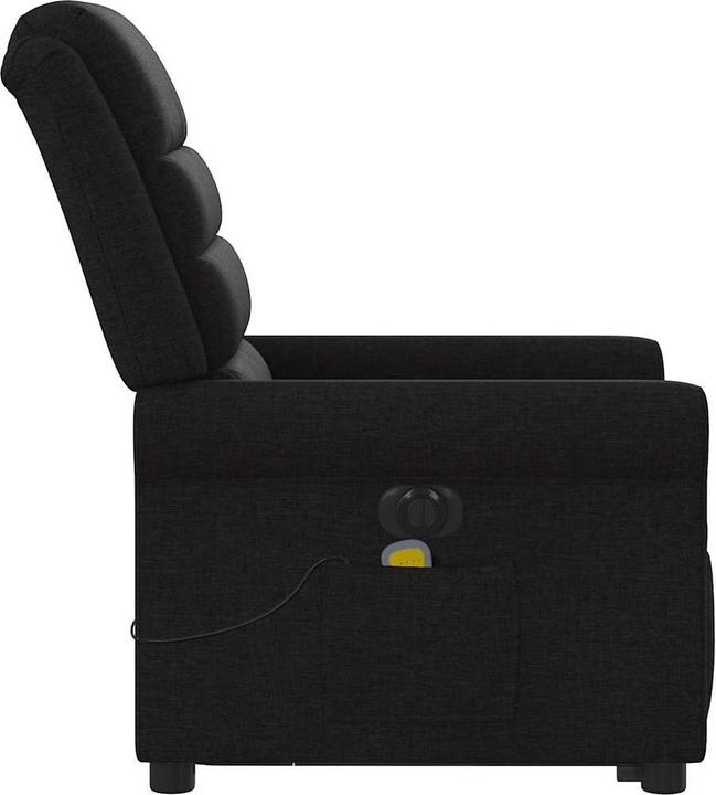Immagine prodotto vidaXL Poltrona massaggiante elettrica con ausilio per la risalita, tessuto nero
