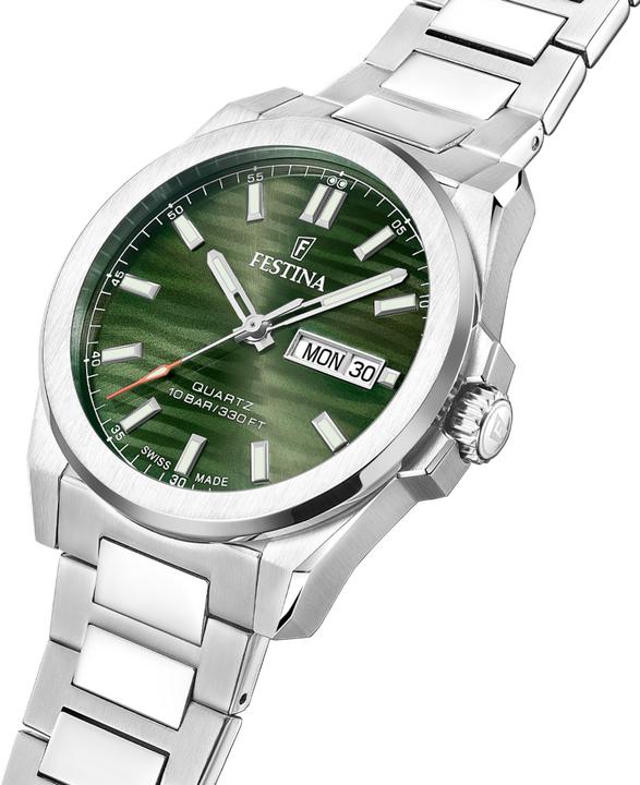 Produktbild Festina Grüne Herrenuhr Aus Der Schweiz (39.80 mm)