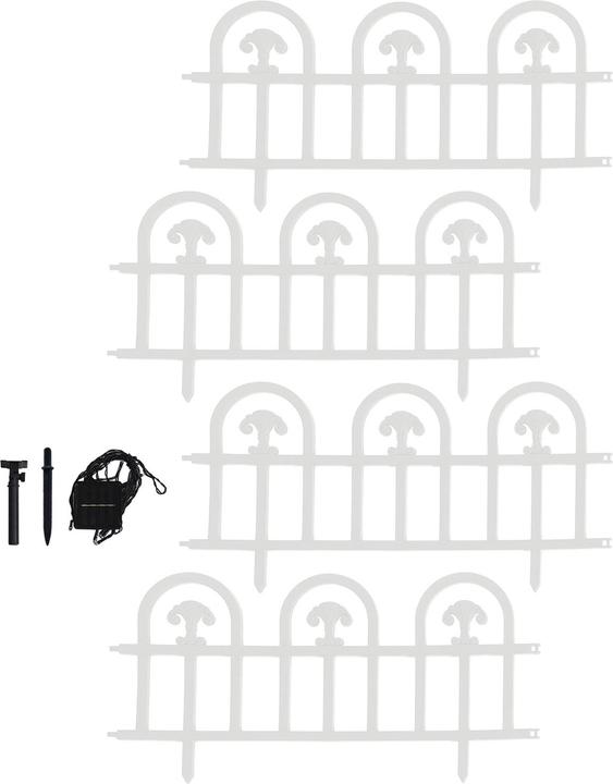 Immagine prodotto HTI-Living Beeteinfassung 240 cm Bögen mit Lichterkette